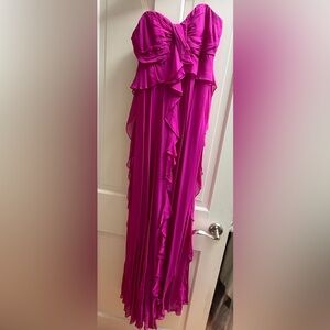 Badgley Mischka Fuchsia/Hot Pink Gown